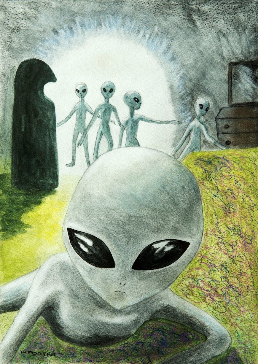 Картина инопланетянин