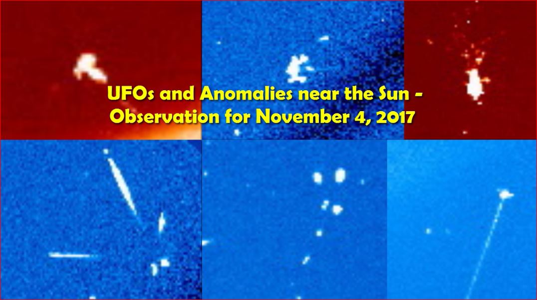 НЛО и Аномалии возле Солнца - Наблюдение за 4 ноября 2017