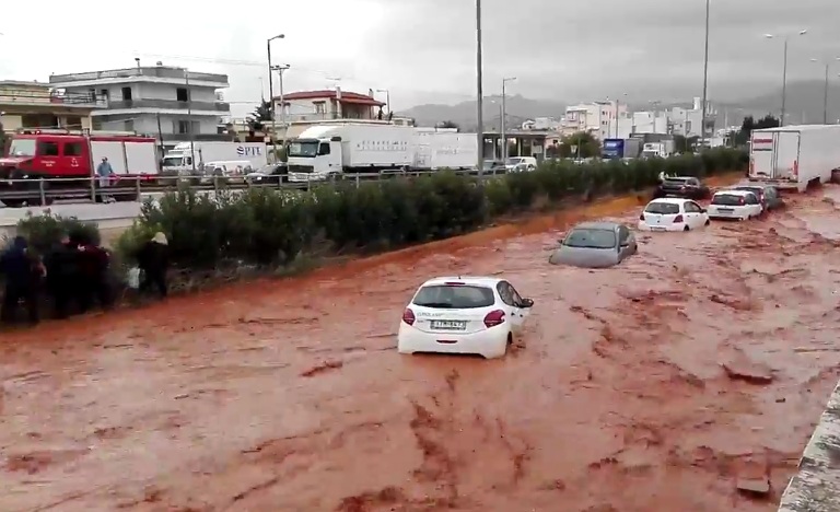 Катастрофические наводнения в Греции