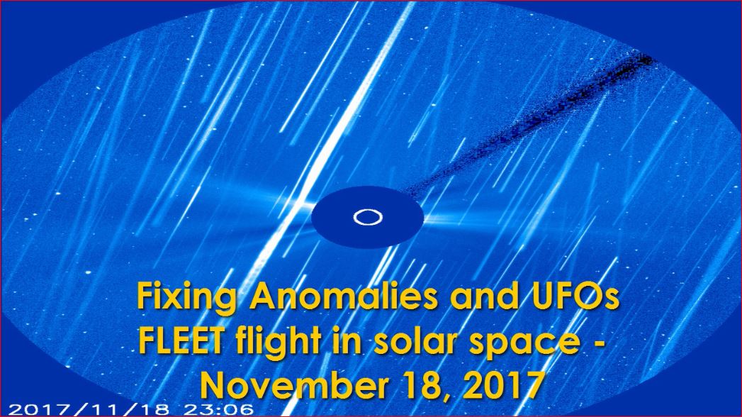 Фиксация Аномалии и пролет НЛО в околосолнечном пространстве - 18 ноября 2017