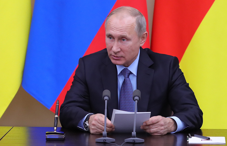 Путин внес в Госдуму соглашение о порядке вхождения подразделений ВС Южной Осетии в ВС РФ