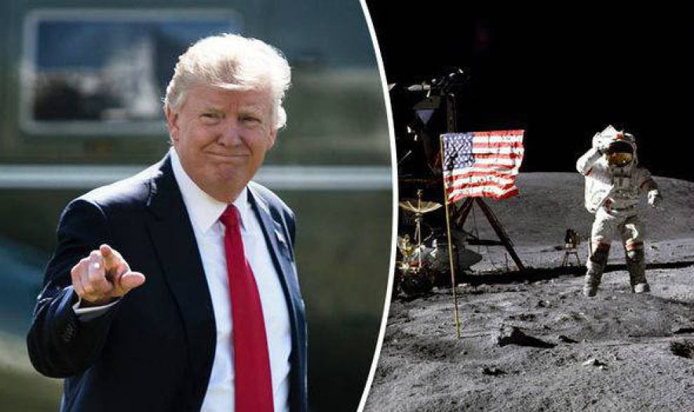 Трамп распорядился о возобновлении полетов американцев на Луну