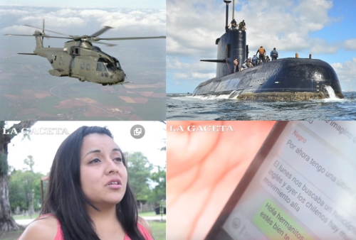 Пропавшую подводную лодку Аргентины уничтожил британский вертолёт?
