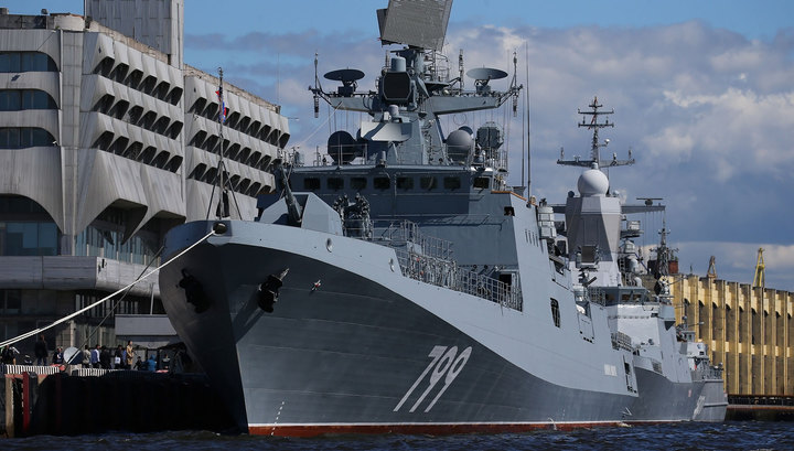Новейший фрегат "Адмирал Макаров" передали российскому флоту