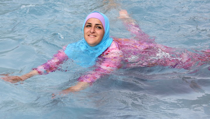 Как купаются мусульманские женщины