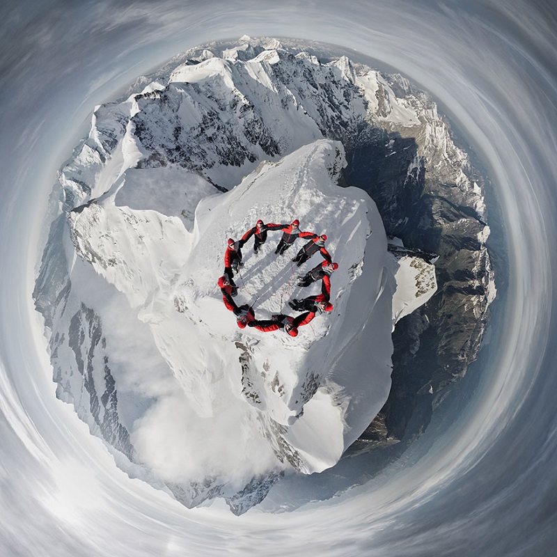Экстремальная фотосессия на горе Маттерхорн (Альпы)..........