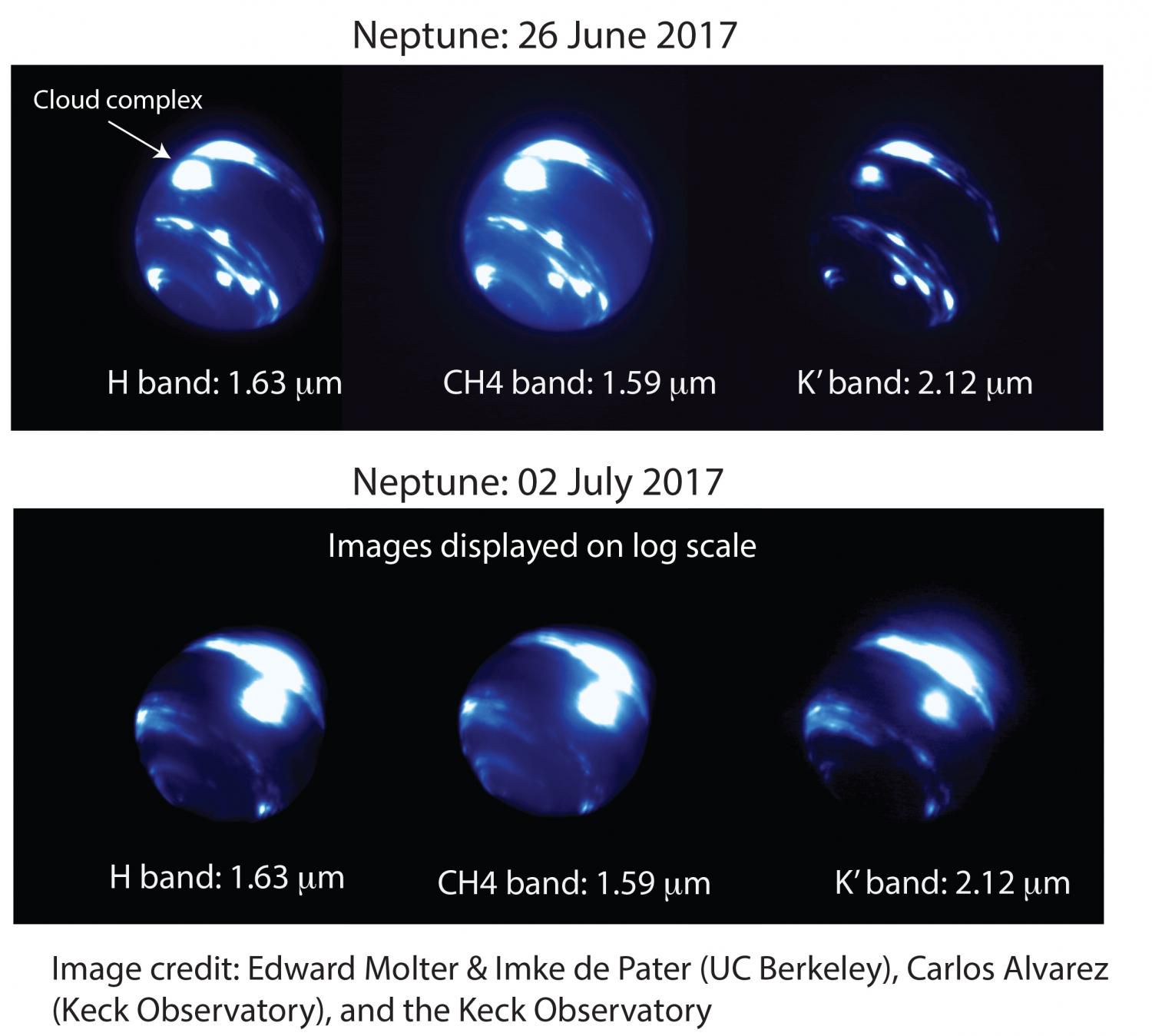 Астрономы увидели гигантскую бурю на Нептуне