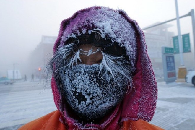 Во Внутренней Монголии на севере Китая ударили 50-градусные морозы (видео)
