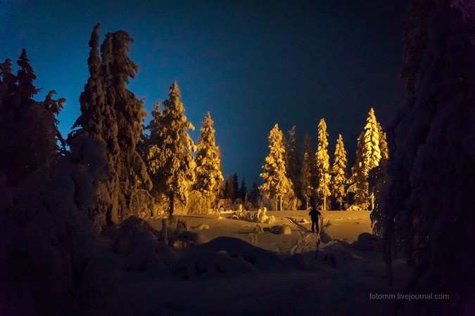 Зима в Лапландии в фотографиях