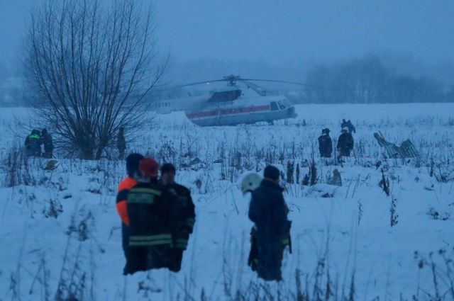 Крушение пассажирского самолета в Подмосковье