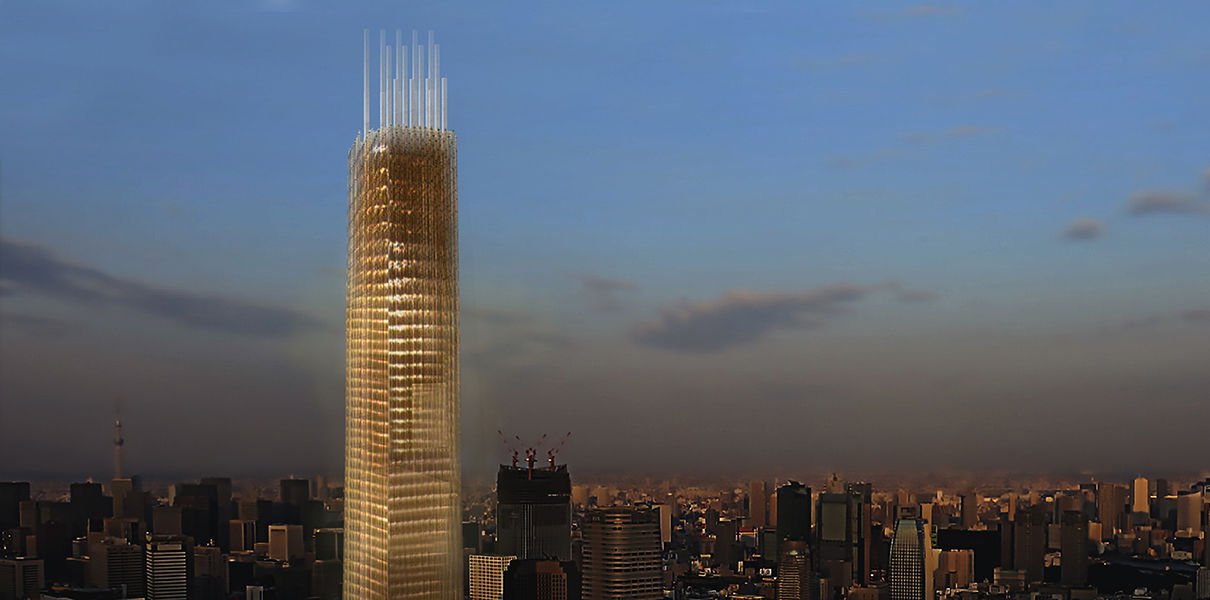 В Токио построят деревянный 70-этажный небоскреб