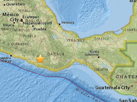 Мощное землетрясение магнитудой 7,5 произошло в Мексике