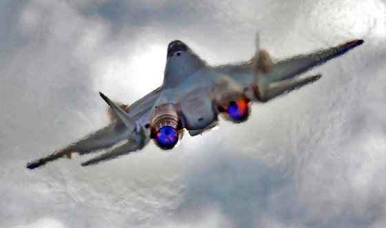 Страшно? F-22 прекратили полеты из-за Су-57 или А-50