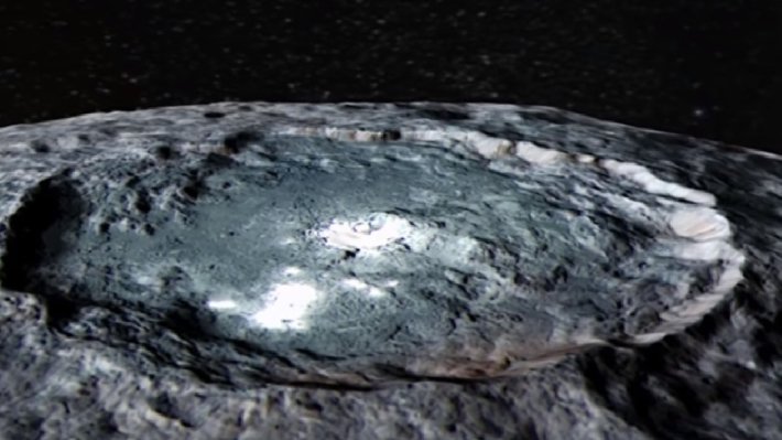 Появилось видео с обломками огромного НЛО на астероиде Церера