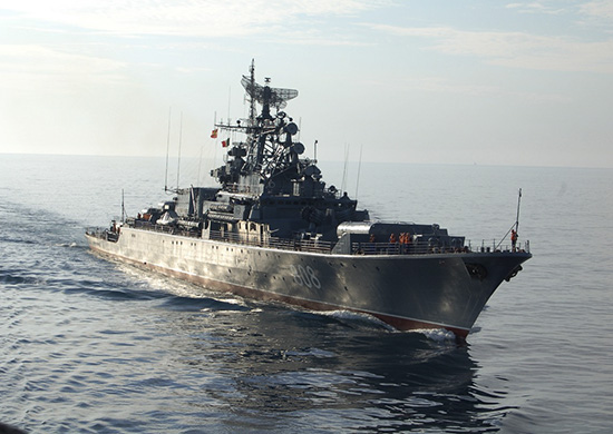 Третий с начала недели боевой корабль ВМФ России идёт к берегам Сирии