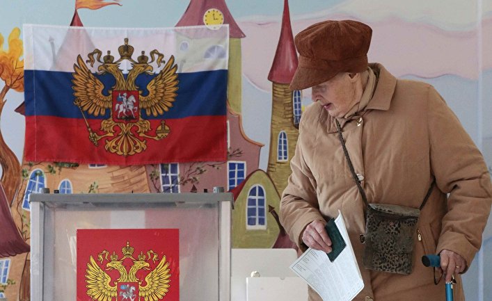 Британская пресса: российских избирателей загоняли на выборы танками и планшетами
