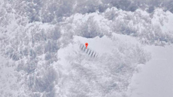 Загадочная лестница была найдена в Антарктиде