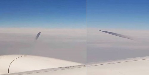 Таинственный черный объект в небе над Турцией напугал пассажиров самолета