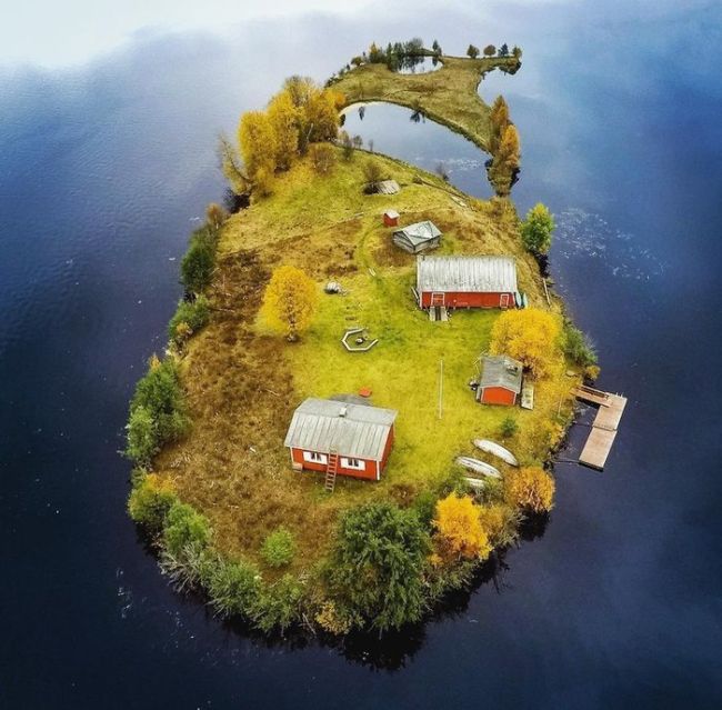 Сказочный островок в Финляндии