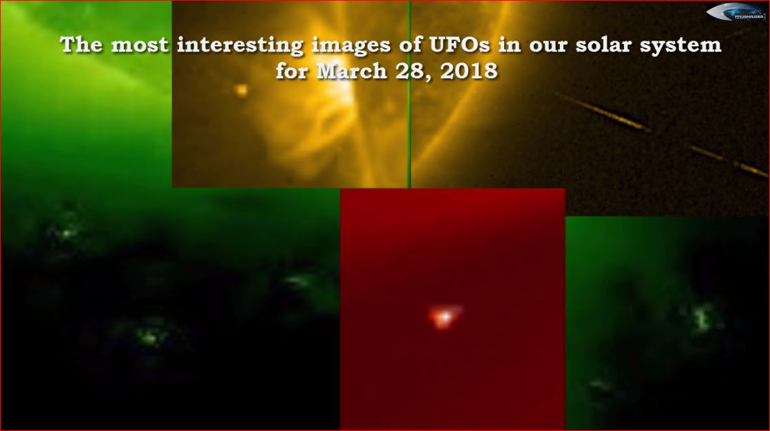 НЛО в нашей солнечной системе Наиболее интересные изображения за 28 марта 2018