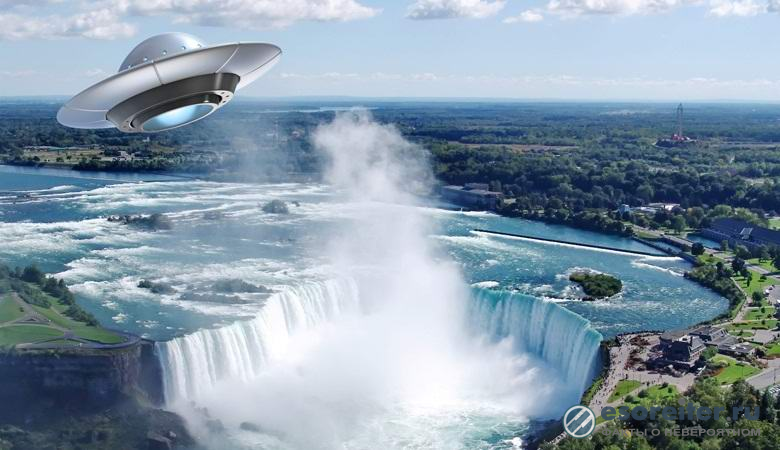 Над Ниагарским водопадом пронеслась «летающая тарелка»