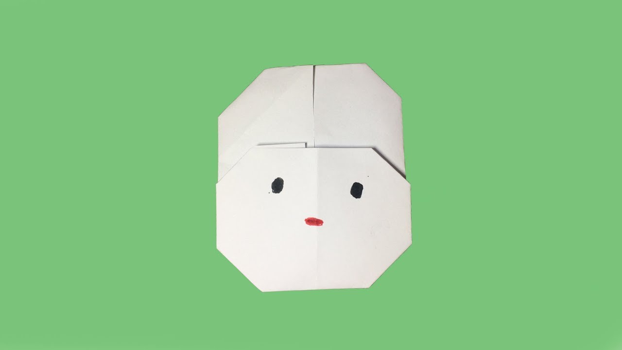 Оригами. Как сделать кролика из бумаги (видео урок)