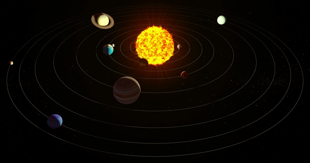 Почему орбиты всех планет находятся в одной плоскости?