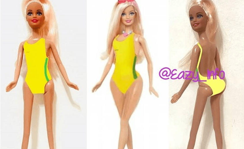 Родители возмущены новой куклой Барби с попой а-ля Кардашьян