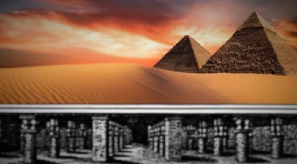 В древних текстах указано на Массивный подземный мир под пирамидами Гизы