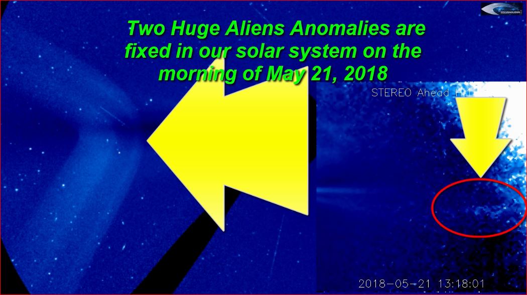 Две Огромные Аномалии зафиксированы в нашей солнечной системе утром 21 мая 2018