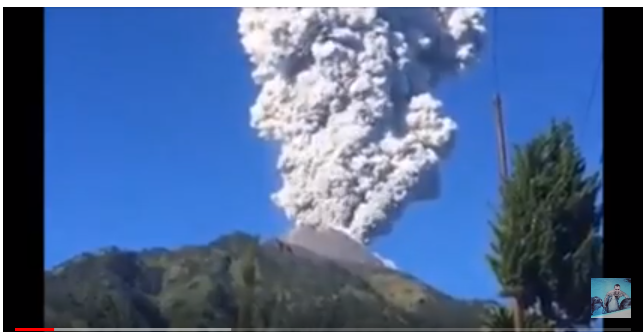 Проснулся самый опасный вулкан. Извержение вулкана Мерапи на острове Ява. Volcano Merapi eruption