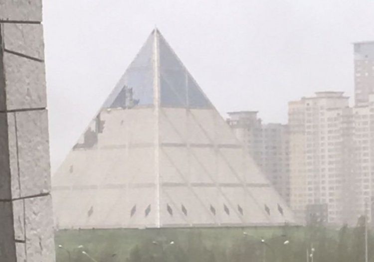 Разрушение Пирамиды с дрона , Упал кран , ЧС 22 мая в КАЗАХСТАН