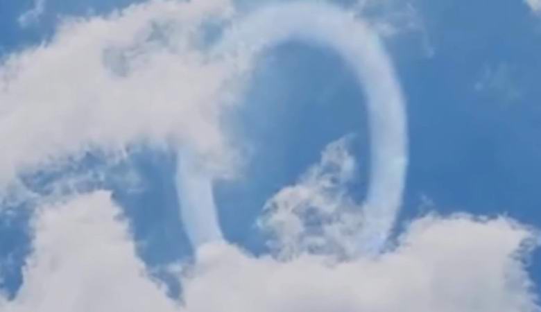 Удивительное кольцо образовалось в небе над Калифорнией