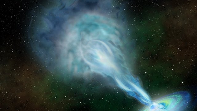 Астрономы открыли самый яркий объект в юной Вселенной