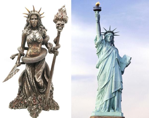Статуя Свободы посвящёна богине смерти Гекате — кому приносят жертвы американцы?