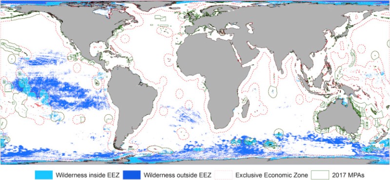 Всего 13% Мирового океана остались нетронутыми деятельностью человека