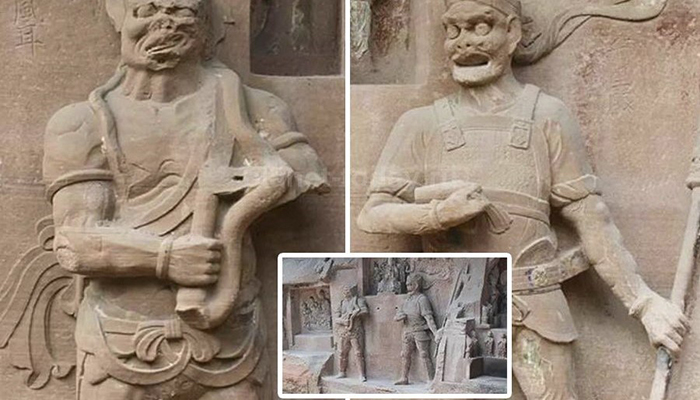 В Китае обнаружены две статуи с неизвестными механизмами
