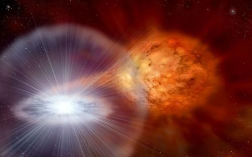 Чайная ложка вещества нейтронной звезды весит 6 миллиардов тонн.