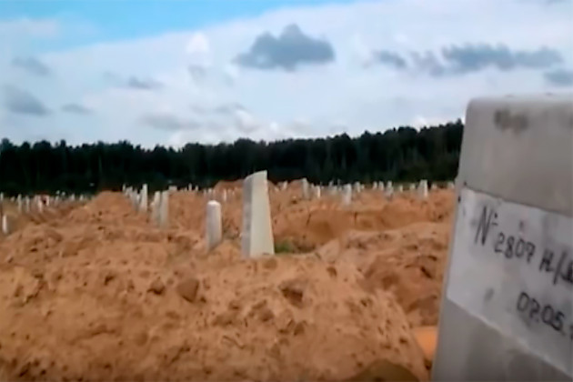 Вблизи российского города Колпино Ленинградской области внезапно нашли 1600 могил без имён...