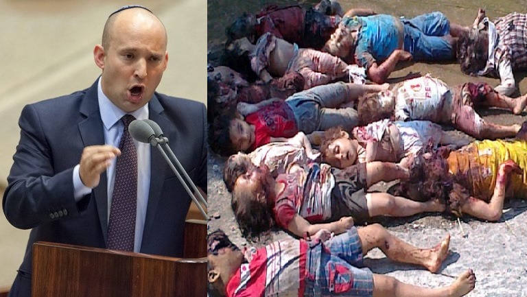 “Израильский” министр хочет убивать палестинцев и их детей…