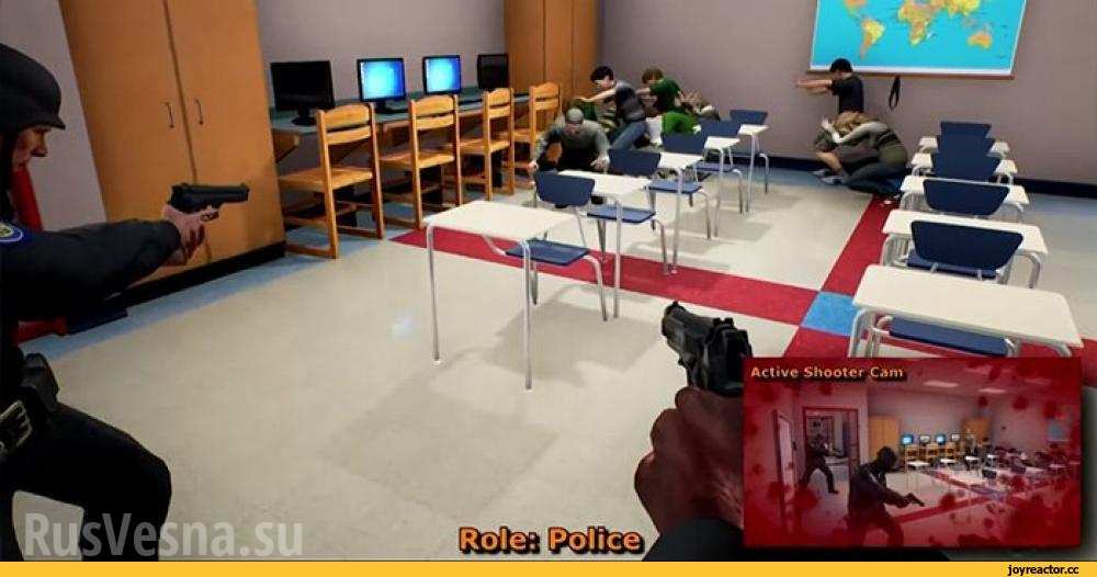 Армия США выпустила симулятор расстрела школьников.