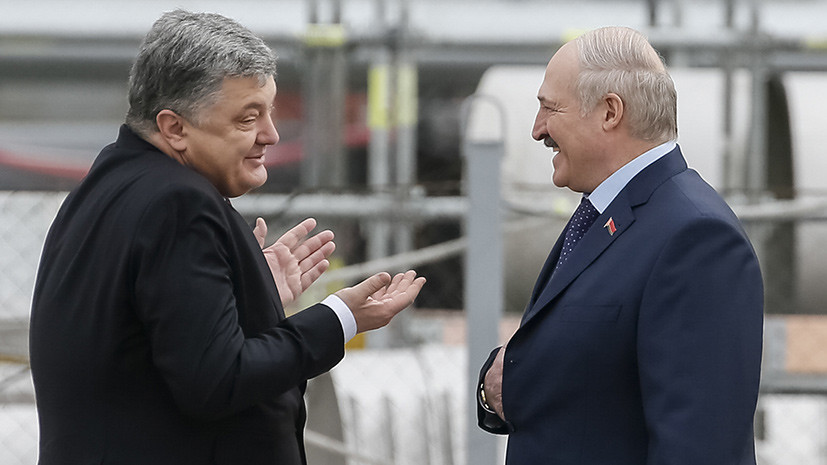 Очередной скандал: Порошенко попытался обмануть Лукашенко