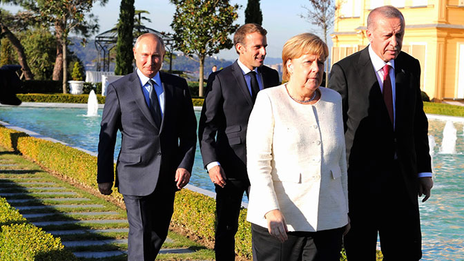 На злобу США: Путин, Эрдоган, Макрон и Меркель встретились и обсудили Сирию
