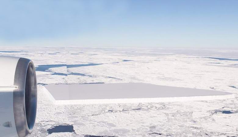 Невероятный прямоугольный айсберг оказался правдой, подтвердили в НАСА