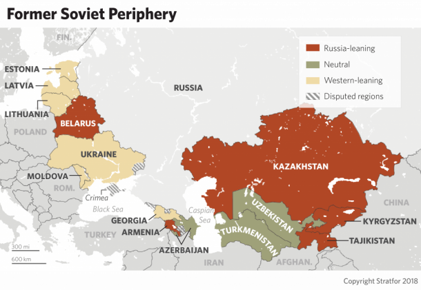 Stratfor: США сосредоточат усилия на граничащих с Россией районах