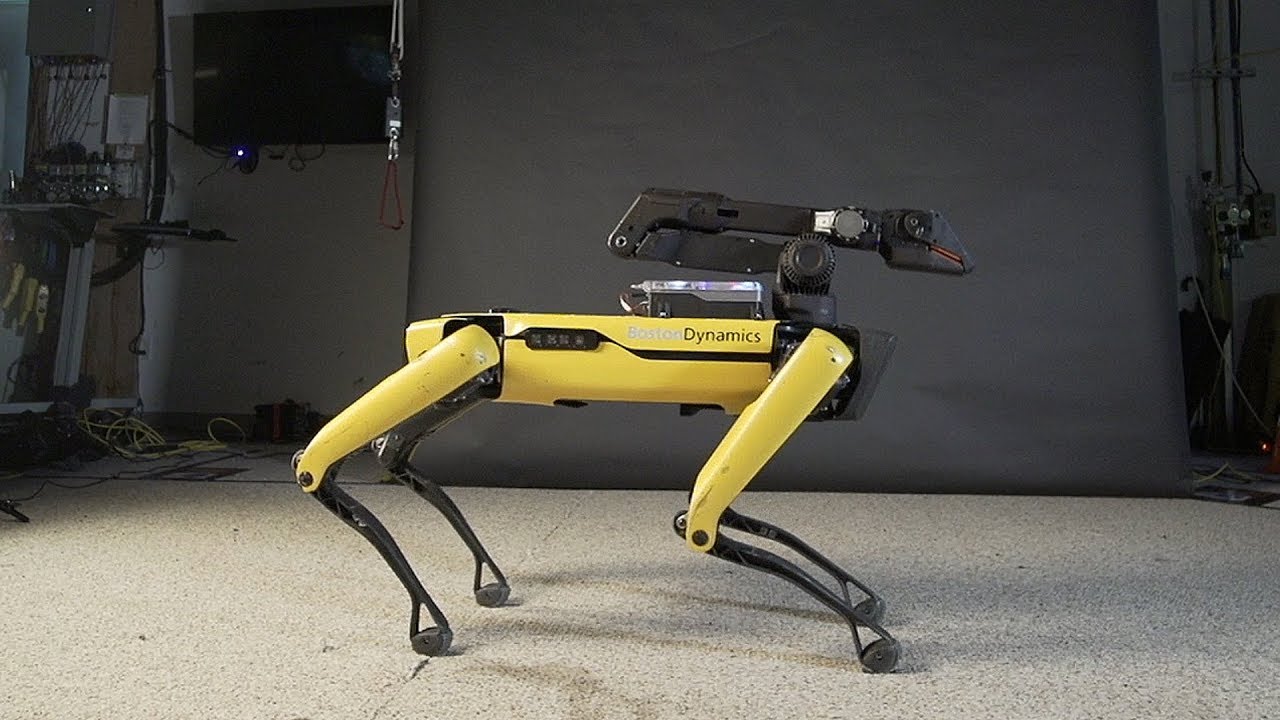Горячий танец робота от Boston Dynamics