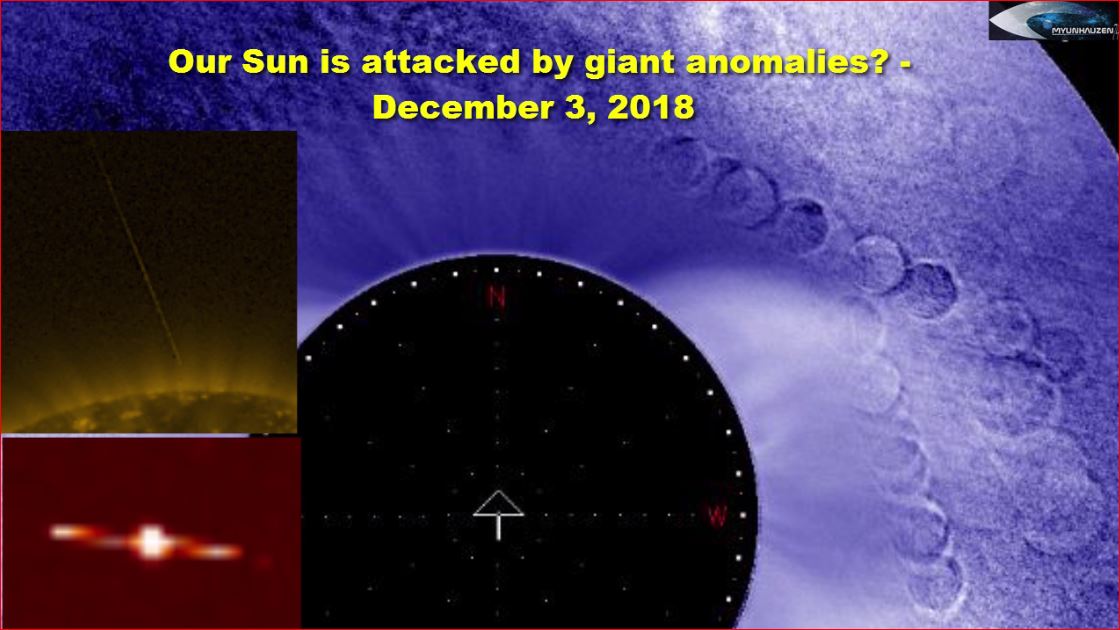 Наше Солнце атаковано гигантскими аномалиями - 3 декабря 2018