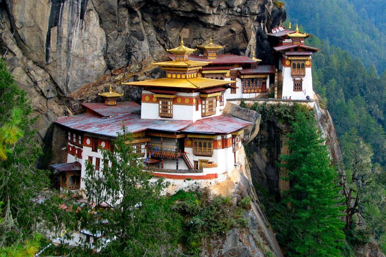 Гнездо тигрицы в Бутане – стране счастья