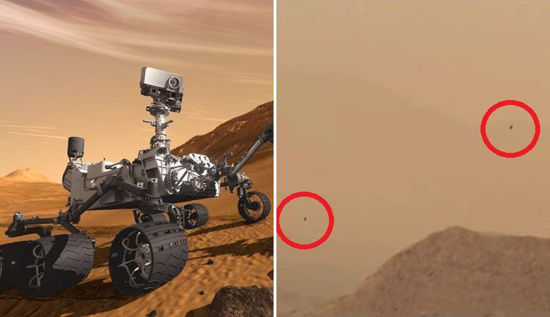 Ровер Кьюриосити запечатлел на Марсе «парящие аномалии»