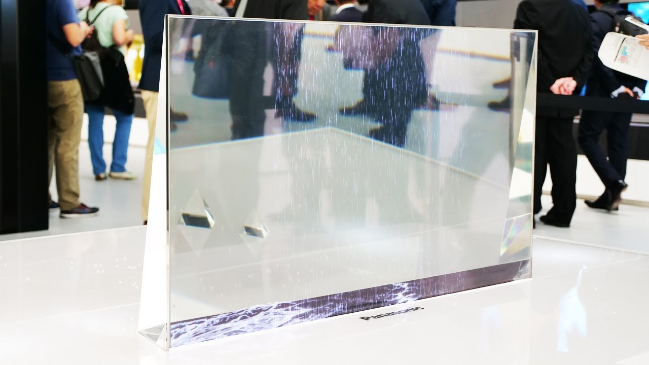 Компания Panasonic продемонстрировала прозрачный OLED-телевизор